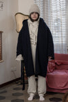BASERANGE Tagus wool coat BAS-COTAP-WO-WI23-SHENLAN Dark blue